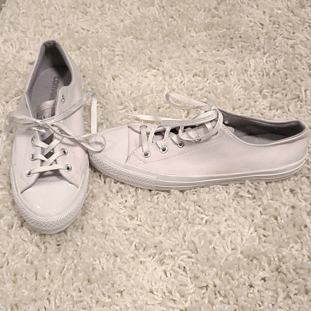 All White Converse